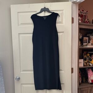 Rachel Zoe Classic Black Midi Dress, Great Capsule Piece or Transition to Spring